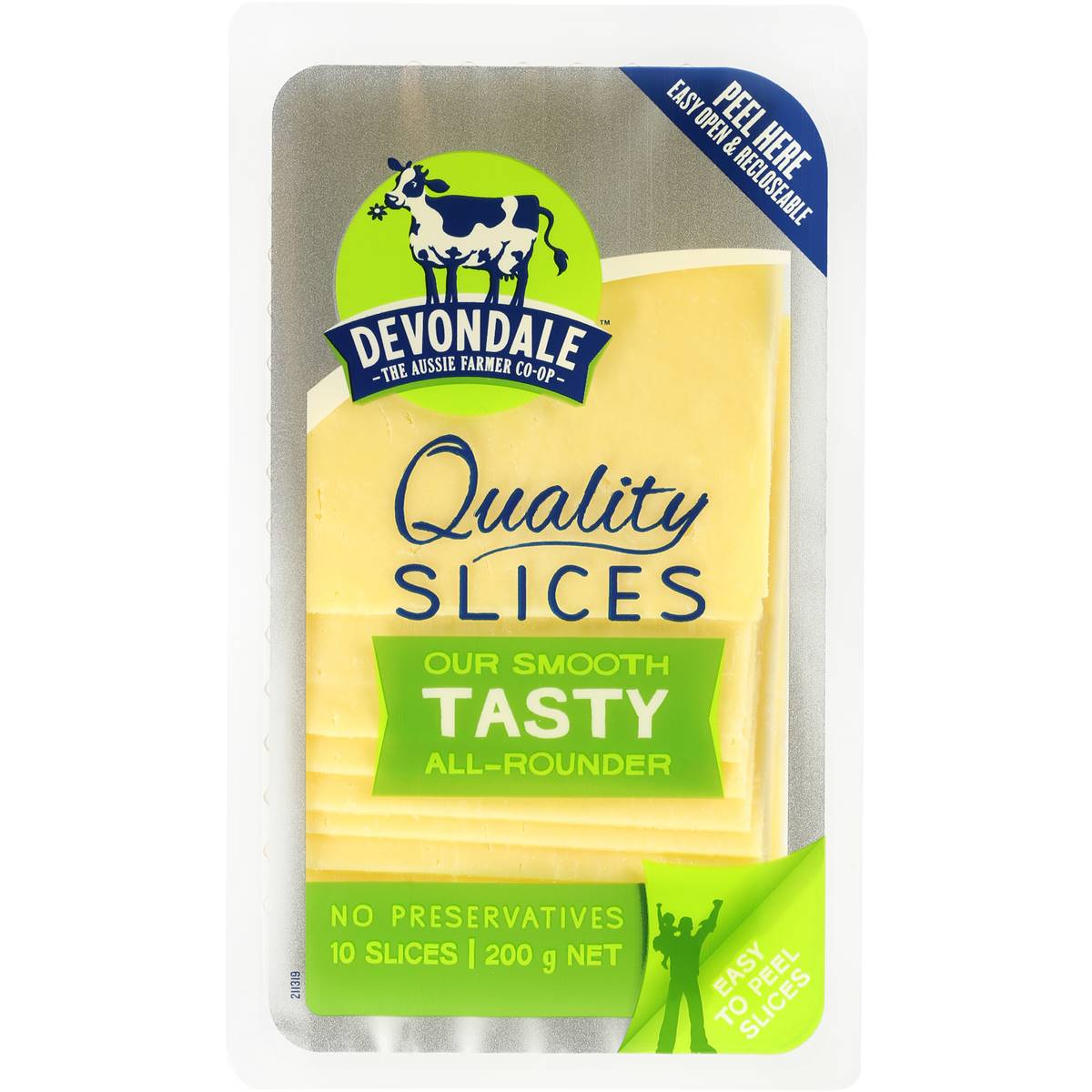 Devondale Tasty Cheese Slices 200g Woolworths