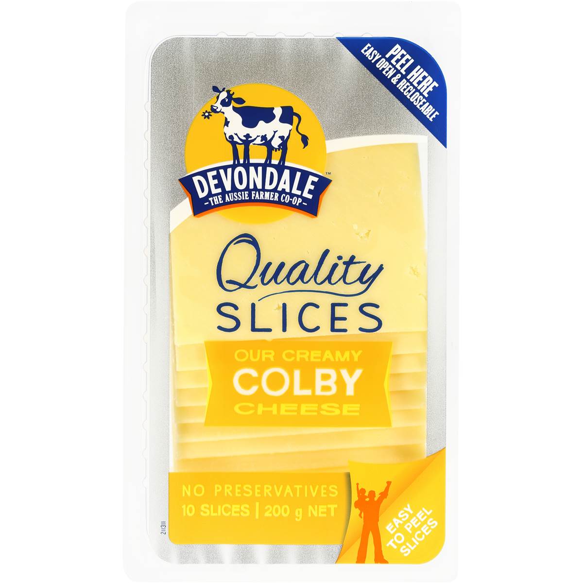 Devondale Colby Cheese Slices 200g Woolworths