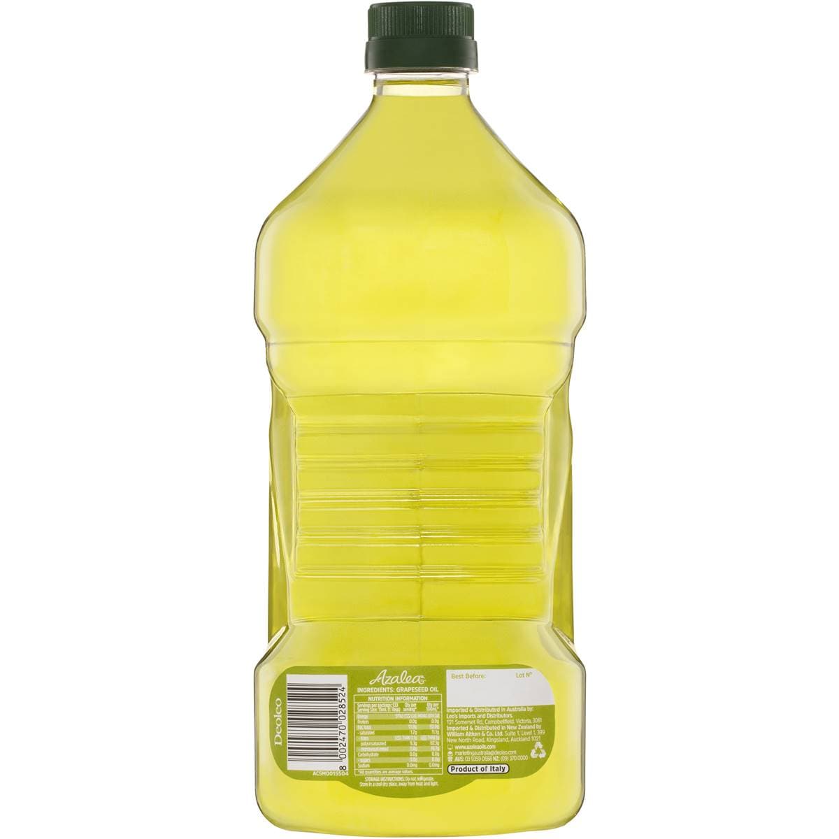 Azalea Grapeseed Oil 2l Woolworths