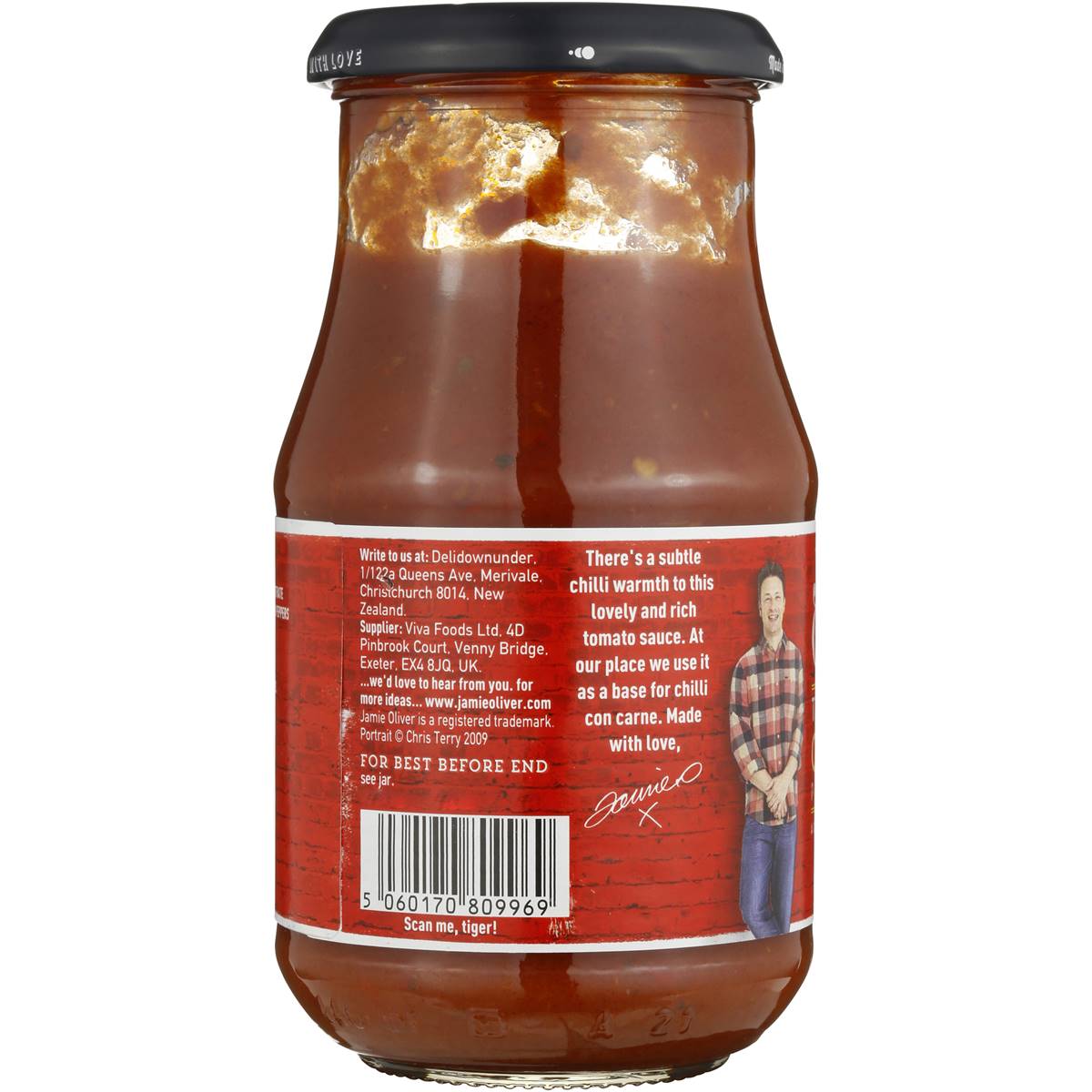 Jamie Oliver Pasta Sauce Tomato & Chilli 400g | Woolworths