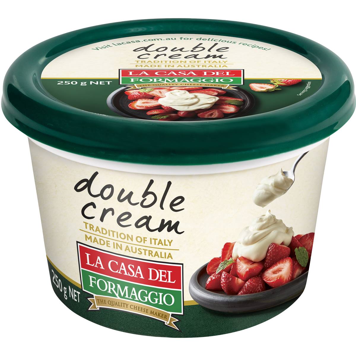 La Casa Del Formaggio Double Cream 250g Woolworths