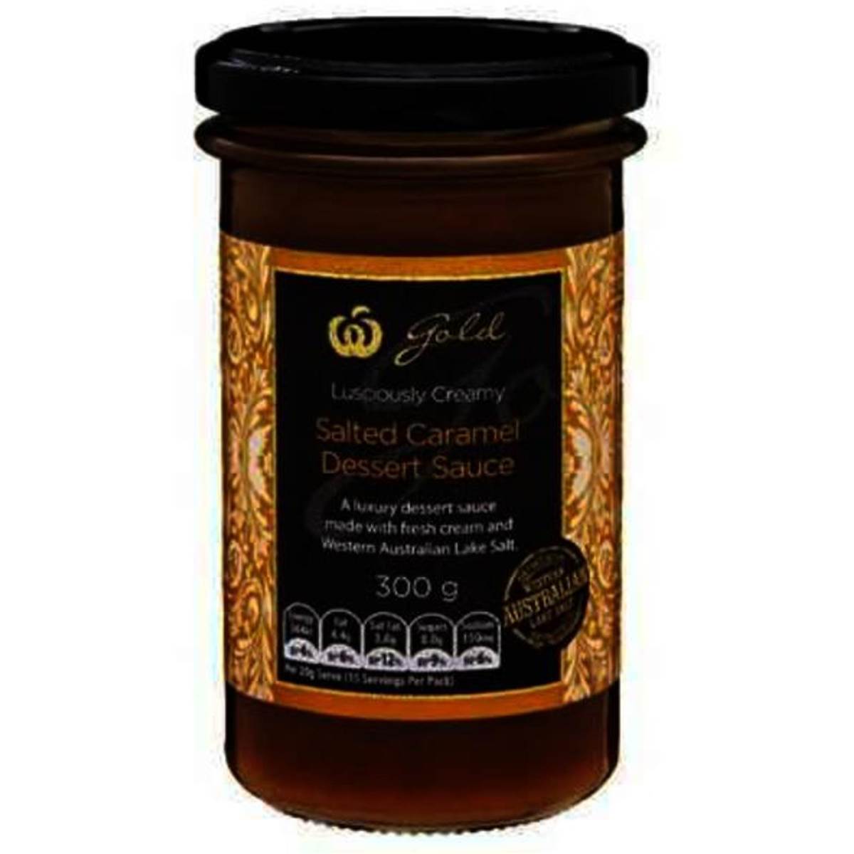 Woolworths Gold Dessert Sauce Salted Caramel