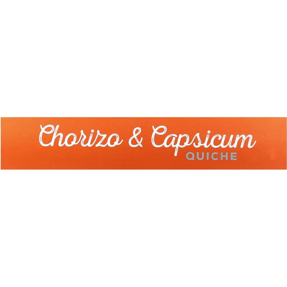 Woolworths Quiche Chorizo Capsicum Chilled Meal 700g Woolworths