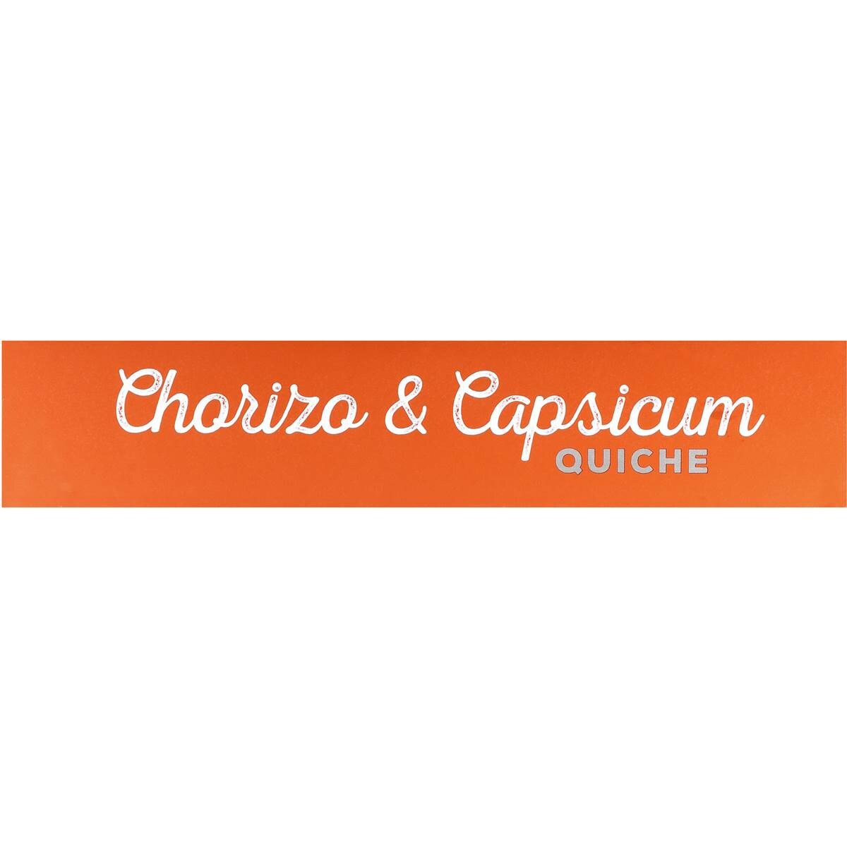 Woolworths Quiche Chorizo Capsicum Chilled Meal 700g Woolworths