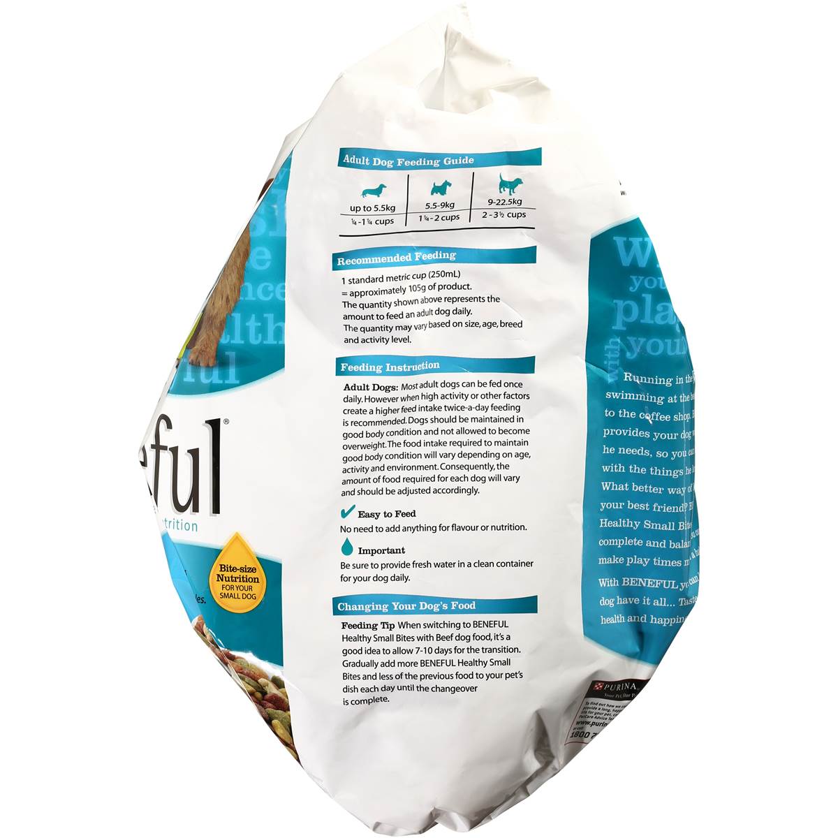 Beneful Adult Dog Food Healthy Weight Small Bites 3kg Woolworths