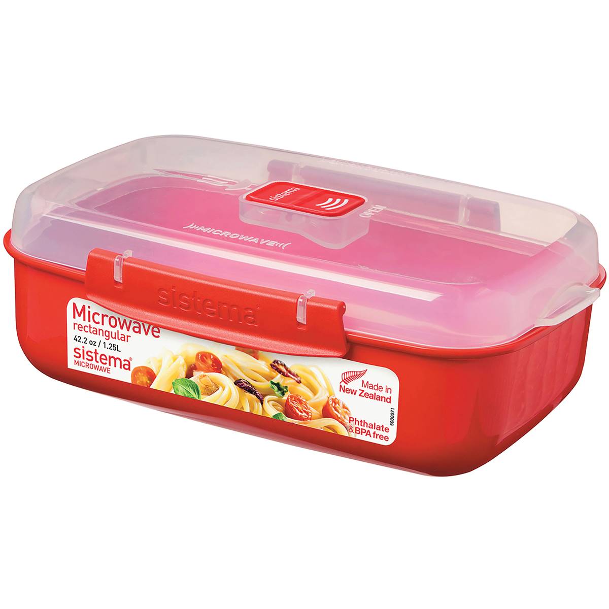 Sistema Microwave Rectangle Container 1.25l Each Woolworths