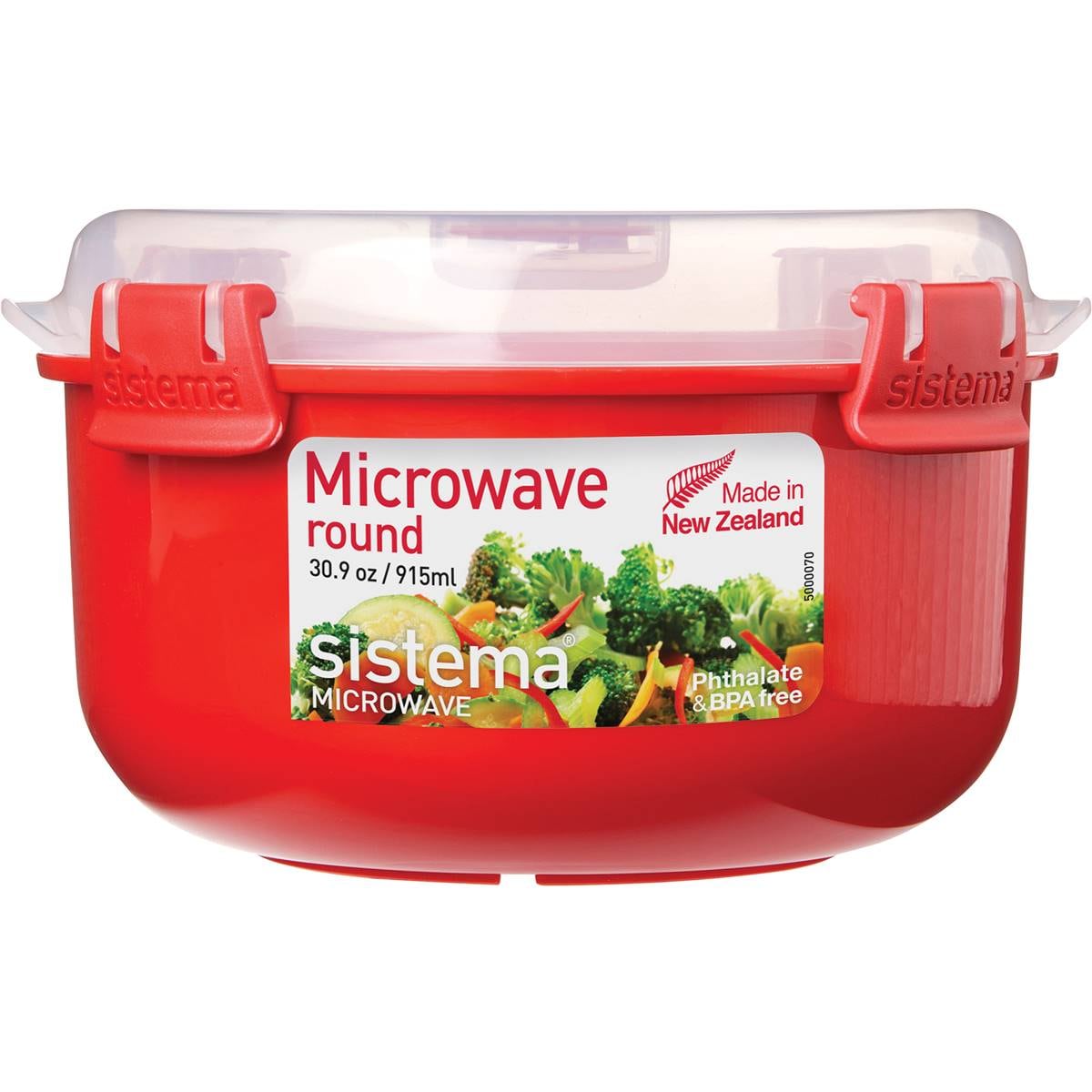 Sistema Plasticware Round Microwave Bowl 915ml Each Woolworths