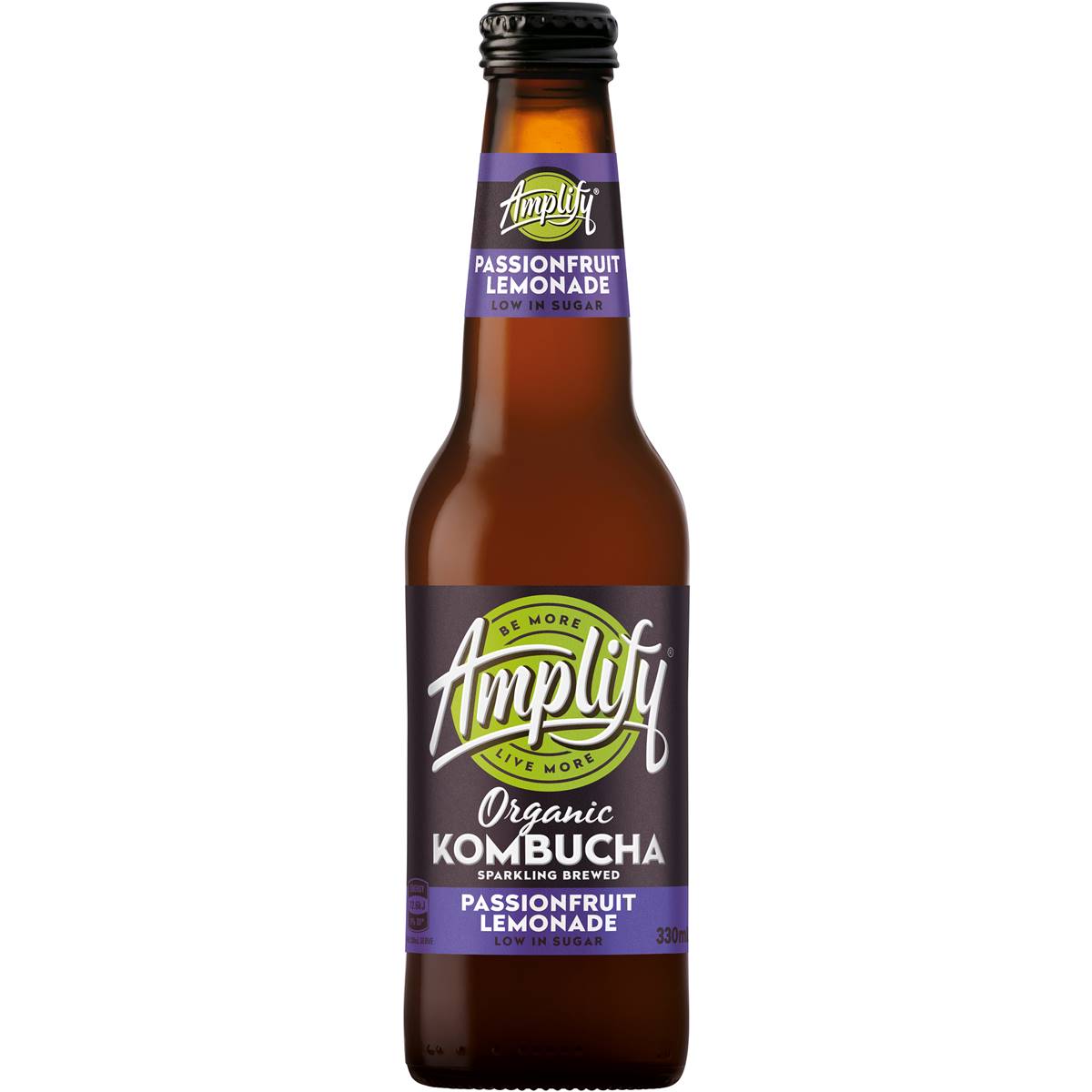 Amplify Organic Kombucha Passionfruit & Lemonade