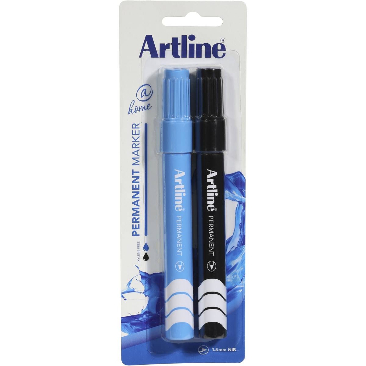 Artline At Home Permanent Marker Medium 2 Pack Woolworths