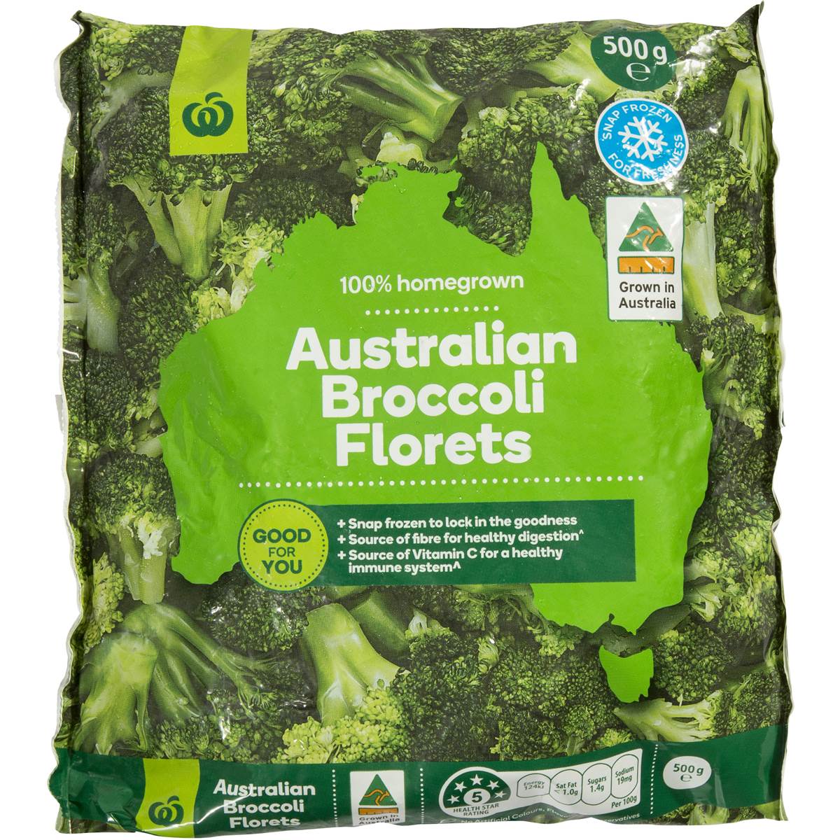 Woolworths Broccoli Florets 500g Woolworths