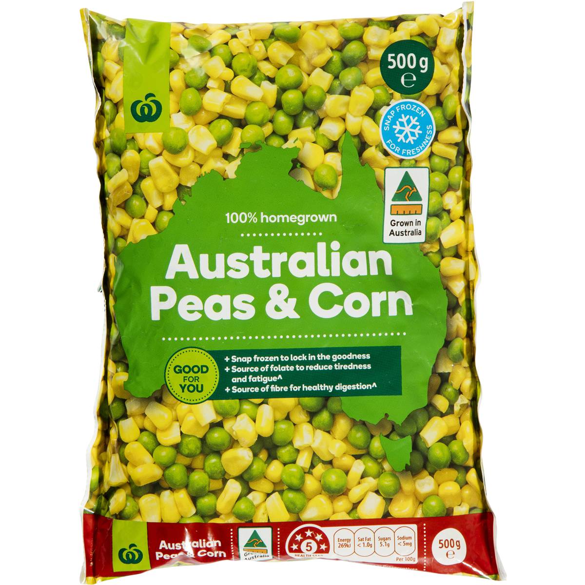Woolworths Australian Peas & Corn 500g Woolworths