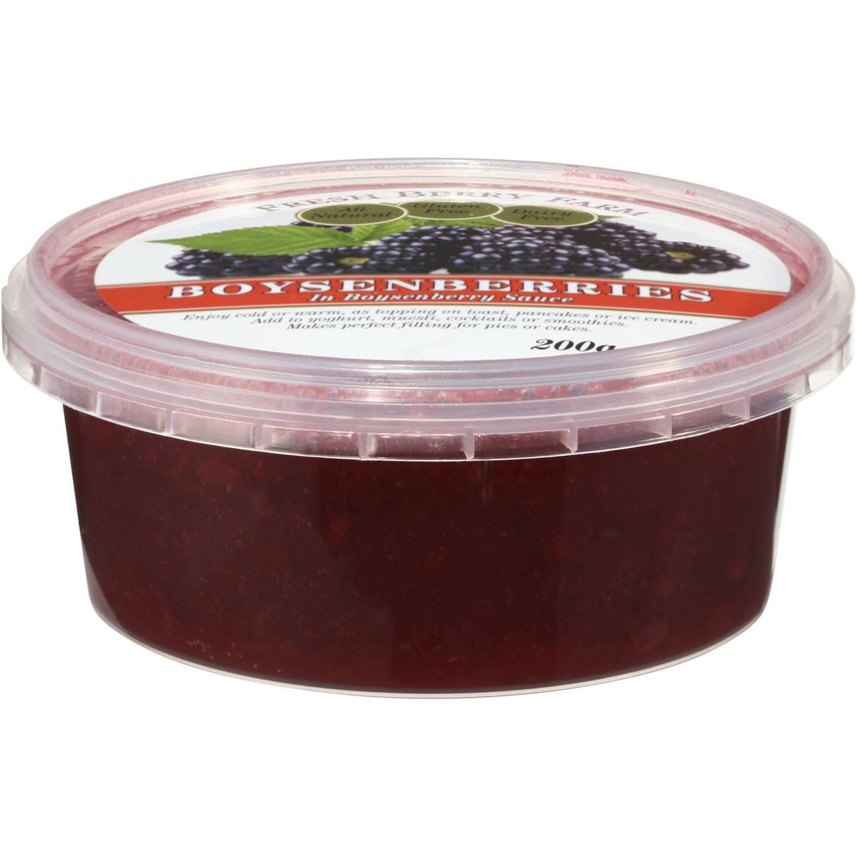 Fresh Berry Farm Berry Sauce Boysenberry 200g Tub Woolworths