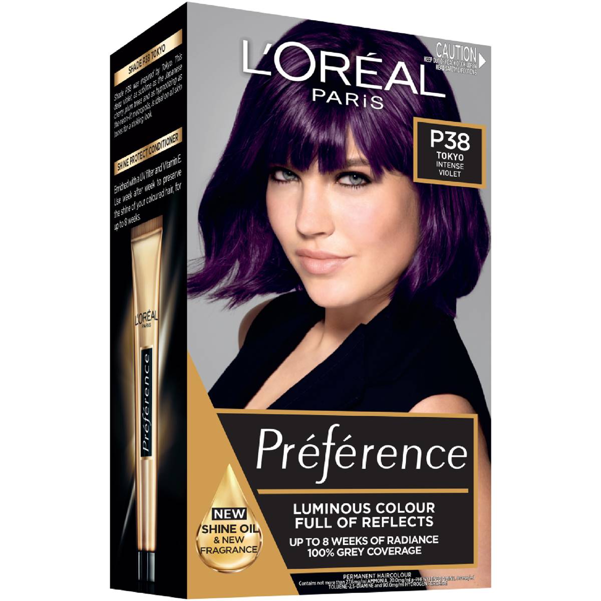 L'oreal Preference Deep Purple Pearl P38 each | Woolworths