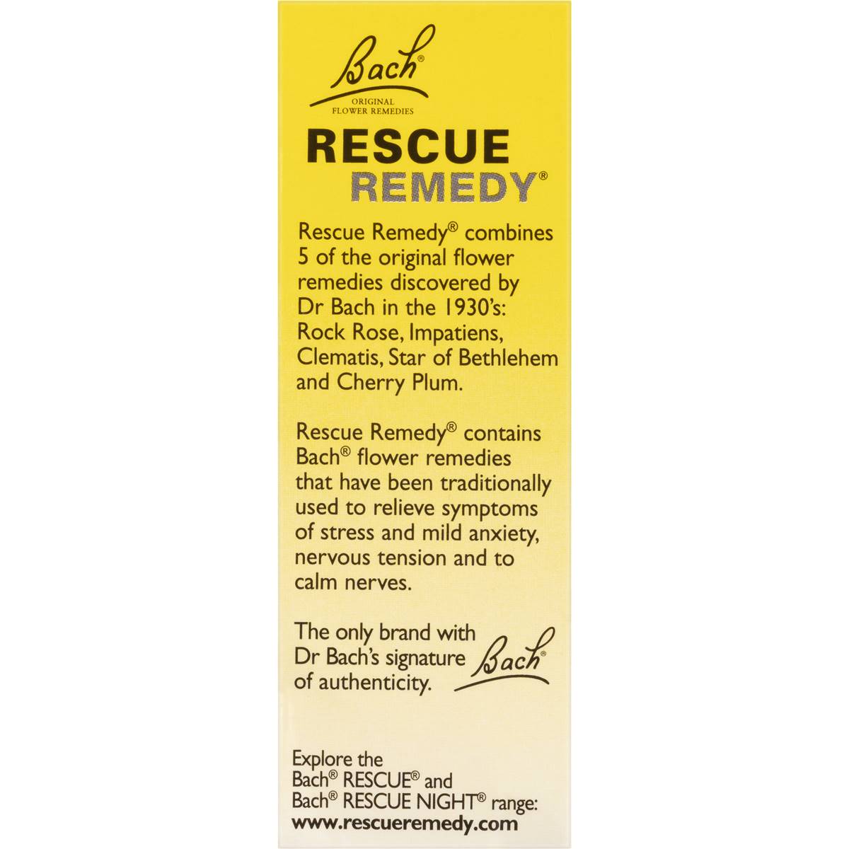 Rescue Remedy Liquid Drops 10ml Woolworths