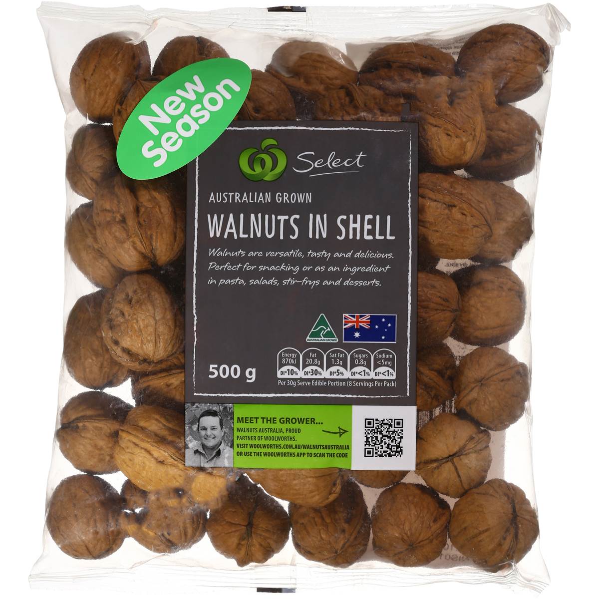 Woolworths Walnuts In Shell 500g pack Woolworths