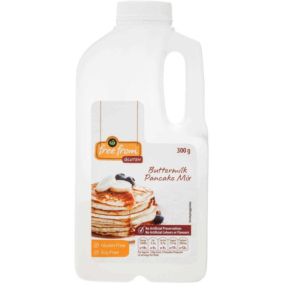 Woolworths Free From Gluten Pancake Mix Buttermilk 300g Woolworths