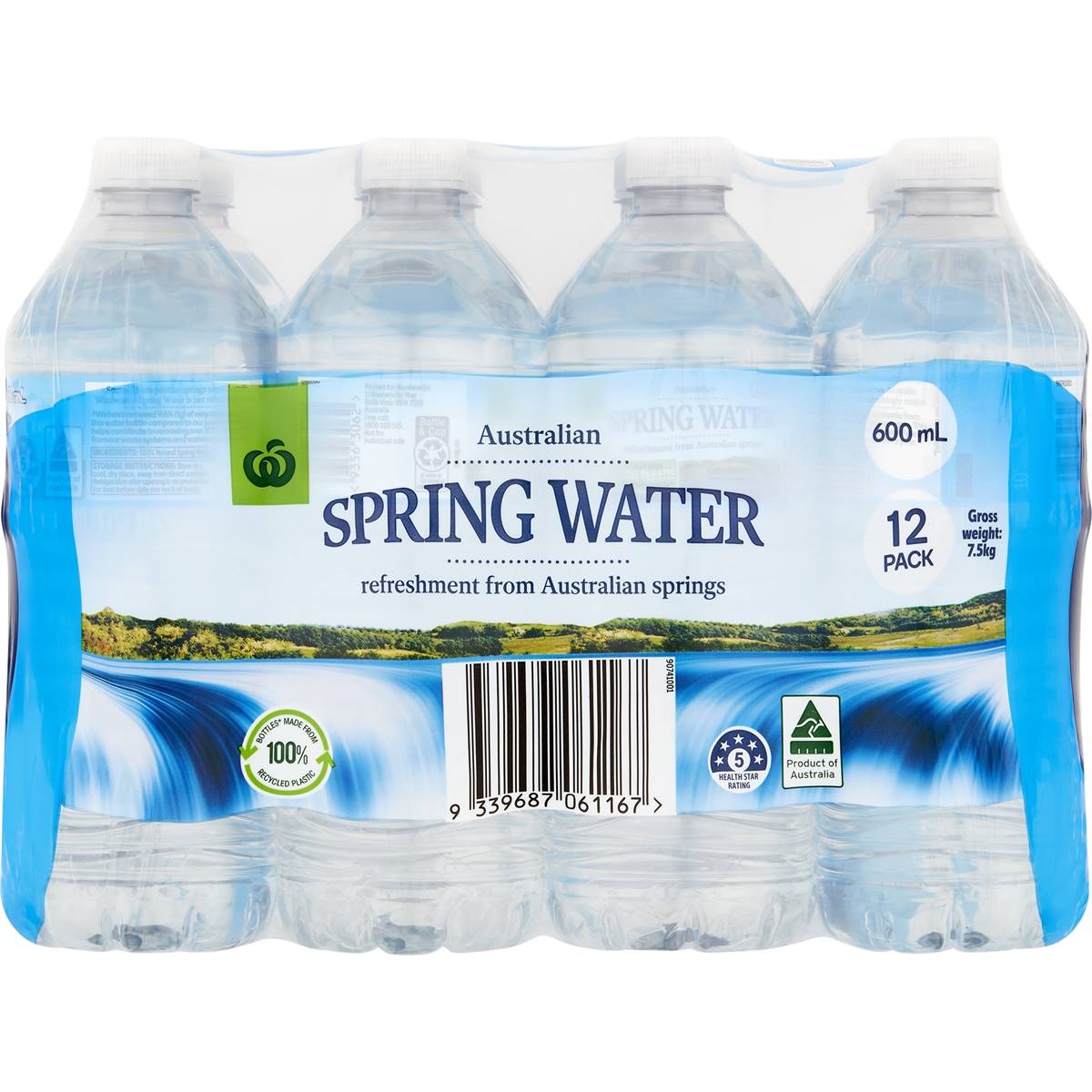 Woolworths Spring Water 12x600ml | Woolworths