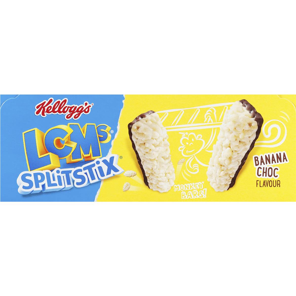 Kellogg's Lcm Split Stix Banana Chocolate 138g Woolworths