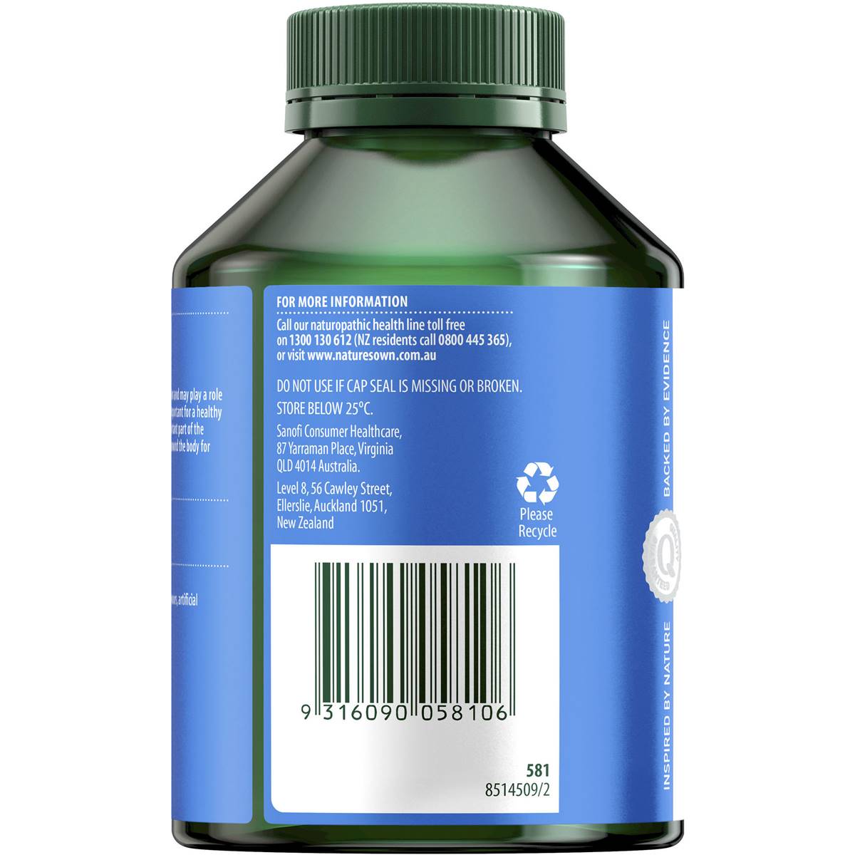 Nature's Own Lecithin 1200mg 100pk Woolworths