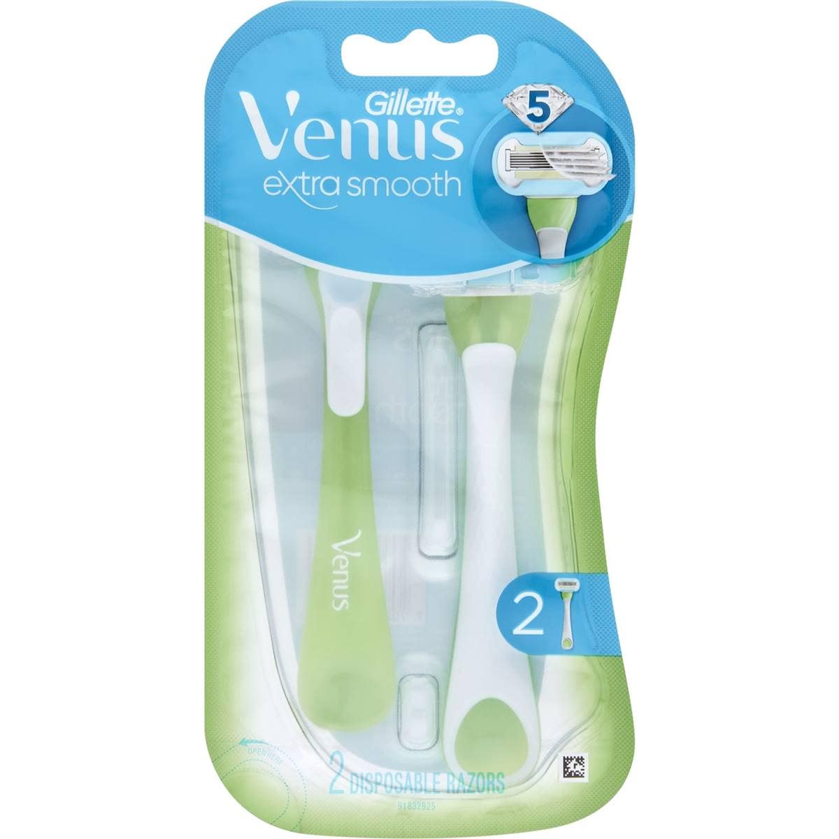Gillette Venus Extra Smooth Disposable Razors 2 Pack Woolworths