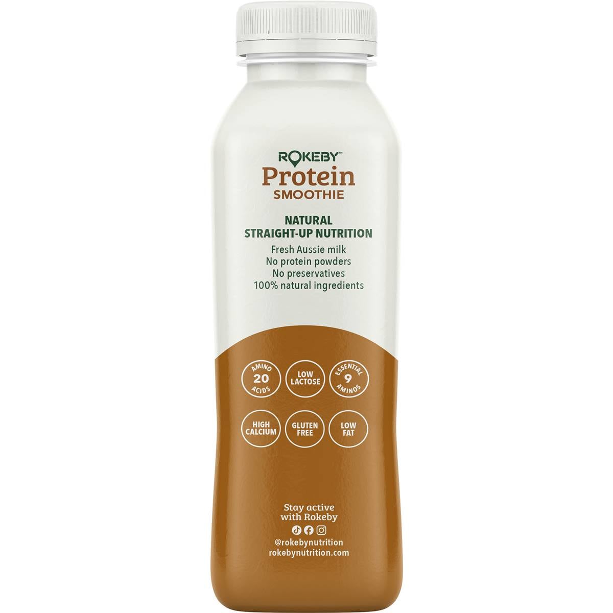 Rokeby Protein Smoothie Double Espresso 425ml Woolworths