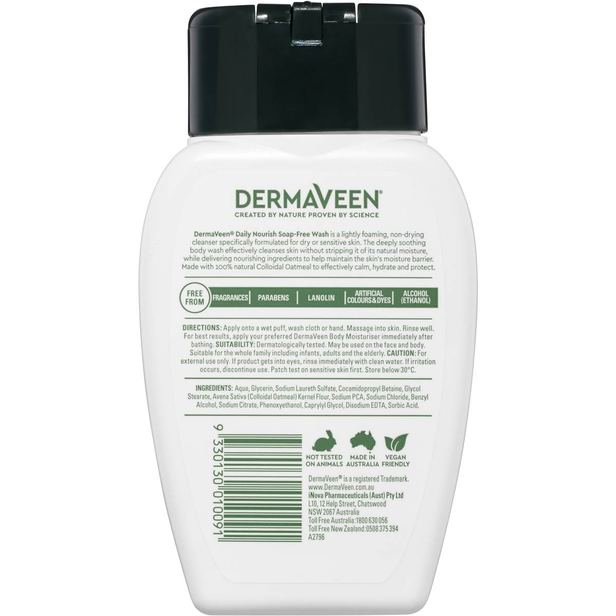 Dermaveen Soap Free Wash Soap Free 250ml Woolworths