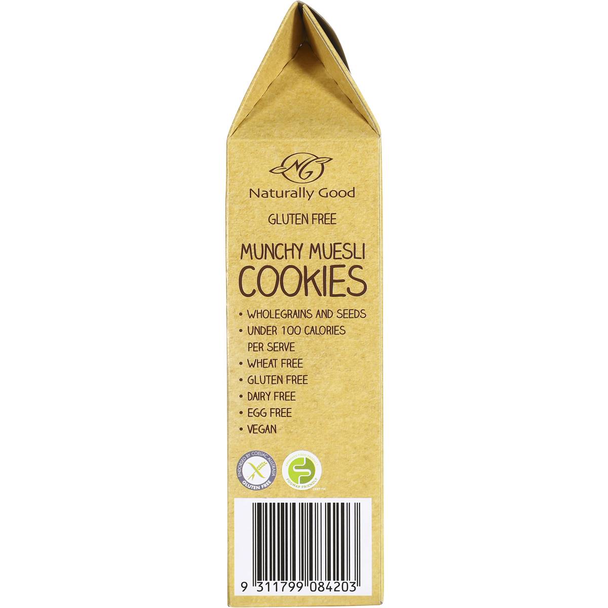 Naturally Good Cookies Munchy Muesli Brownie 160g Woolworths