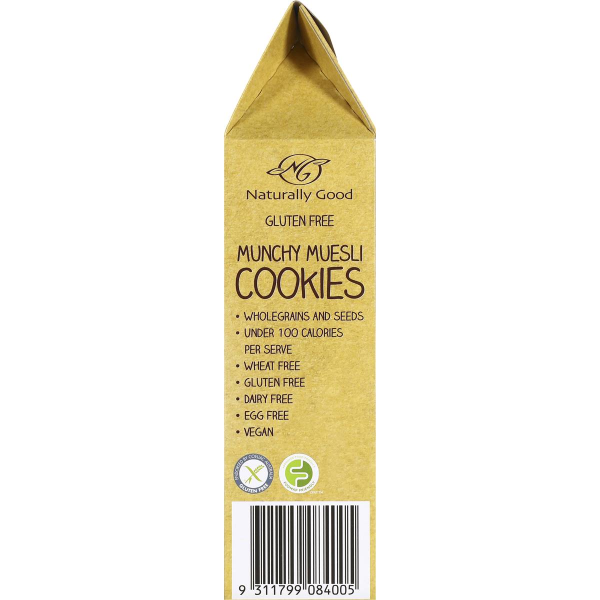 Naturally Good Cookies Munchy Muesli Vanilla 160g | Woolworths