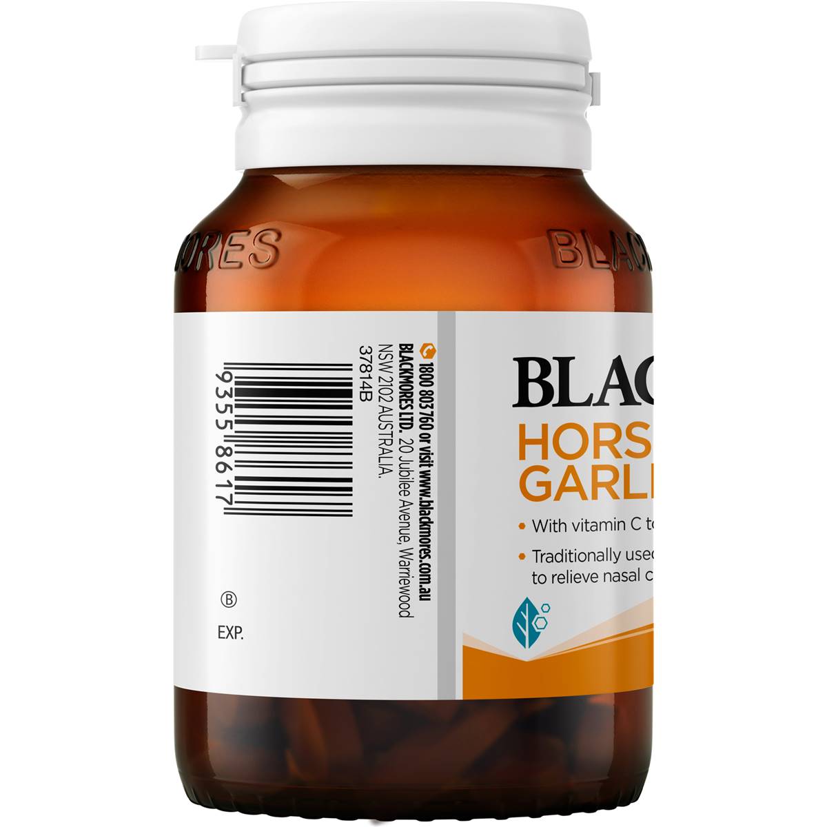 Blackmores Horseradish Garlic + Vitamin C Immune Support Tablets 50 ...