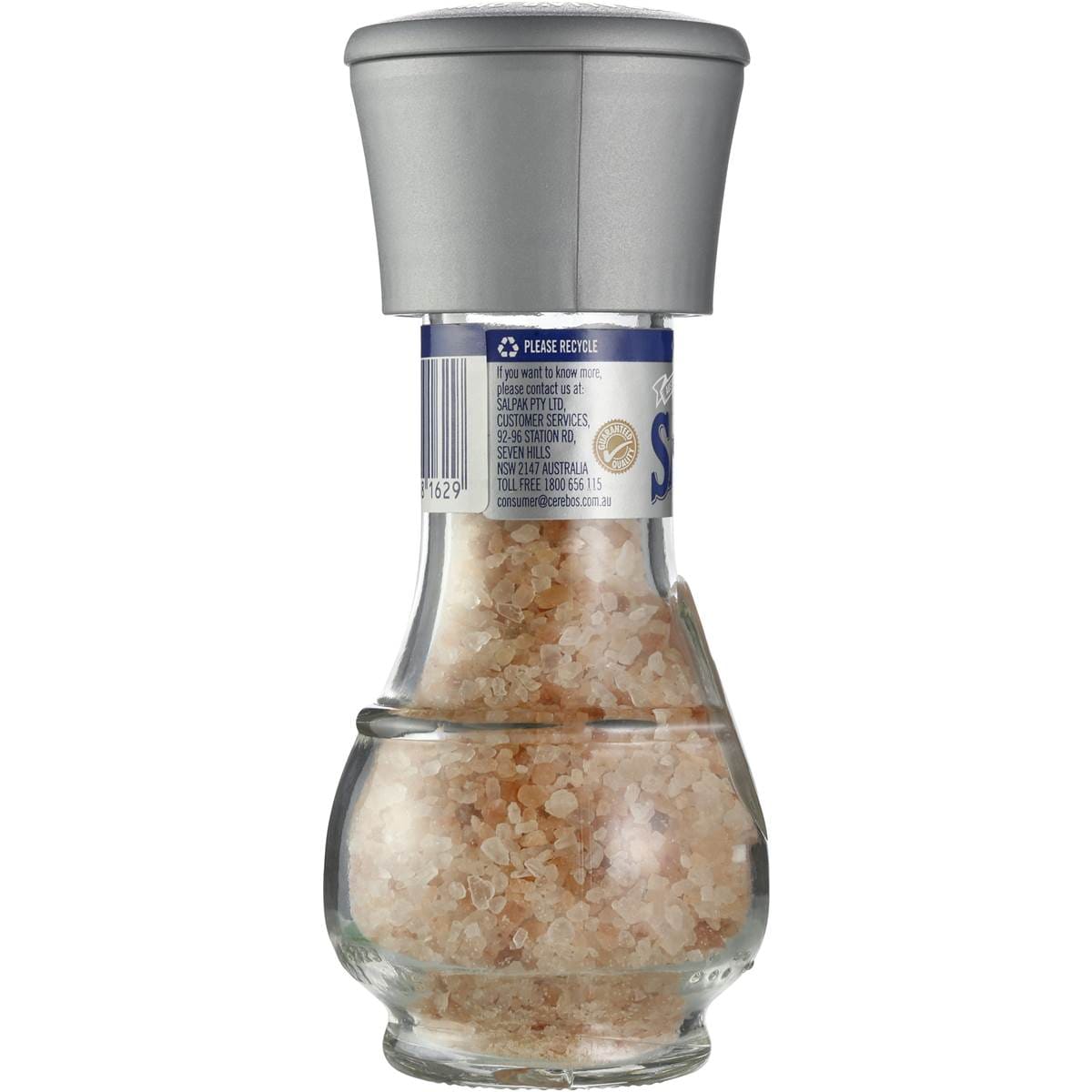 Saxa Natural Pink Himalayan Salt Grinder 95g Woolworths