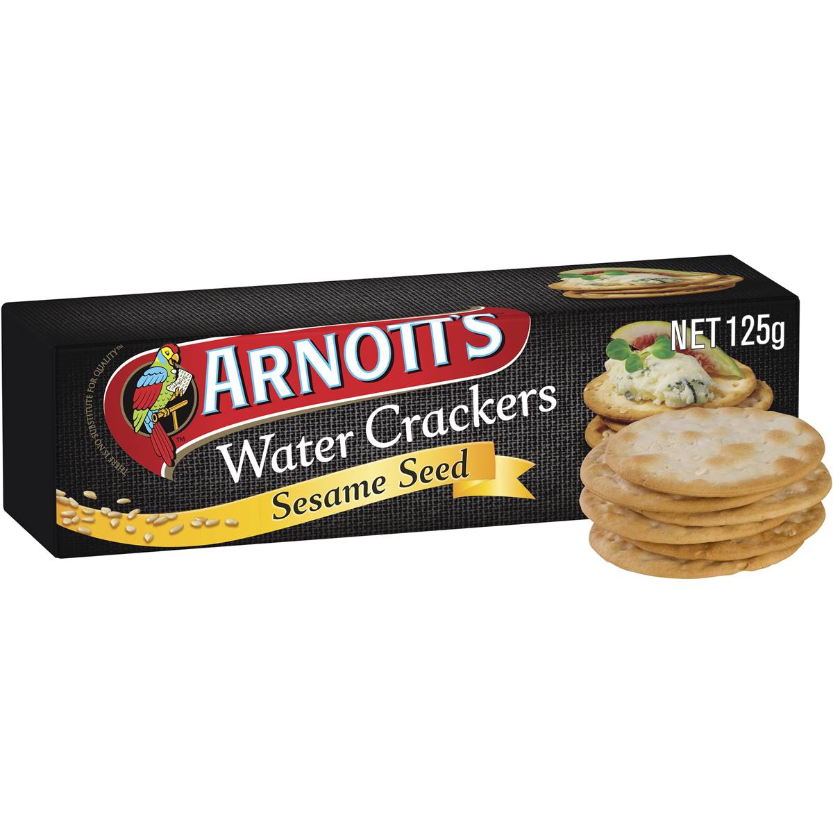 Arnott's Cracker Water Sesame 125g Woolworths