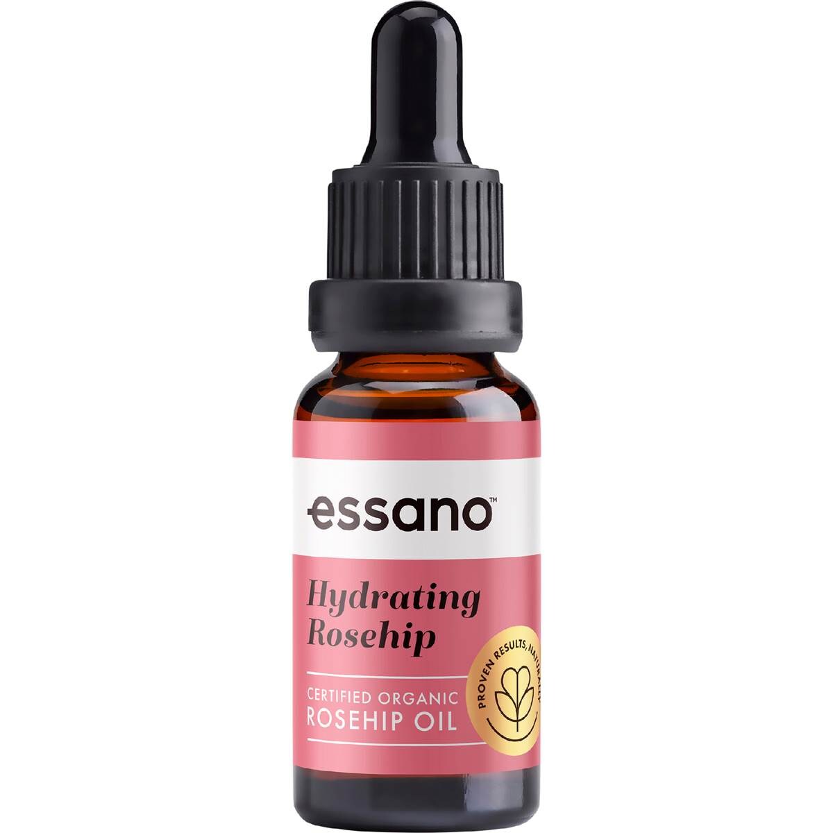 Essano Rosehip Oil Certified Organic 20ml Woolworths