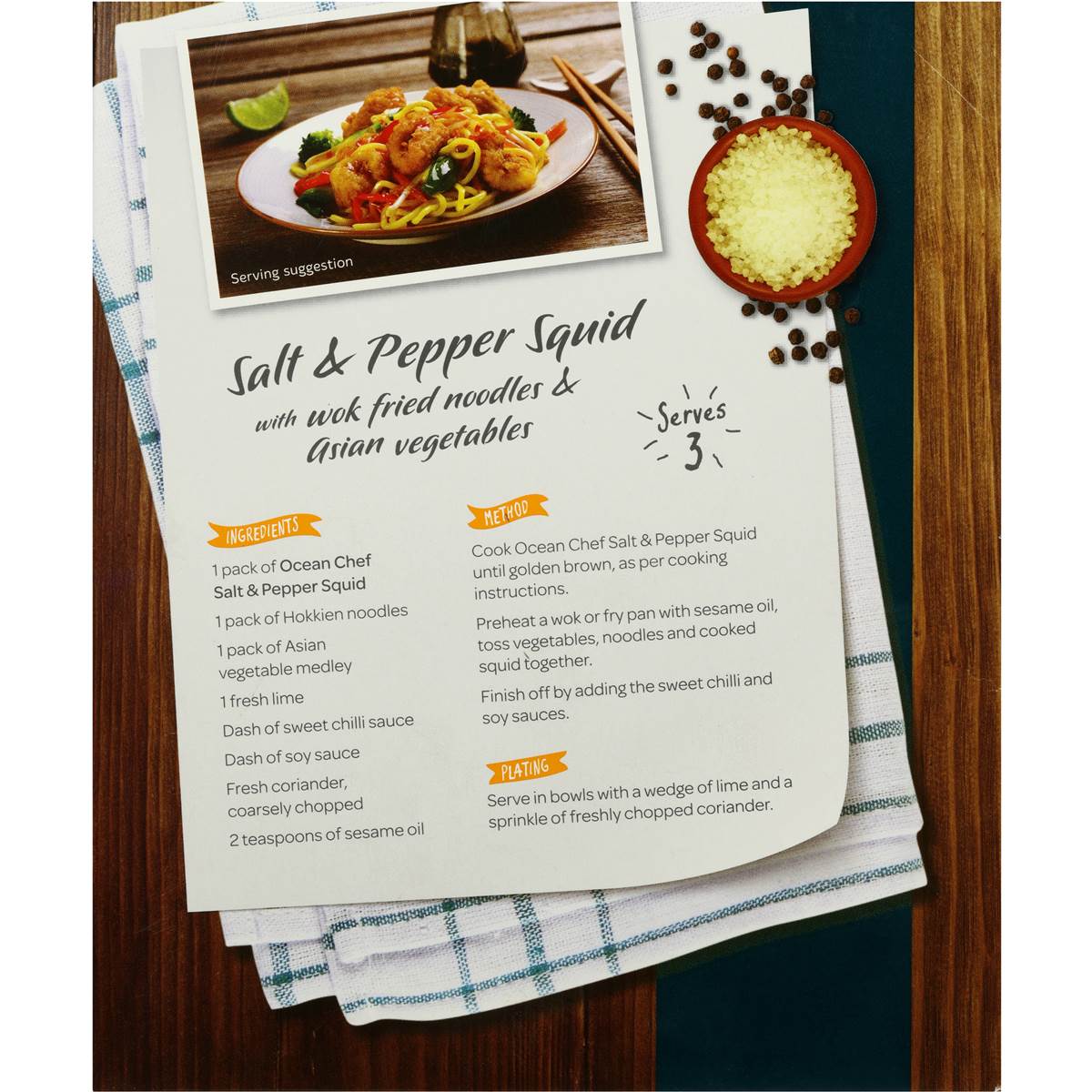 Ocean Chef Squid Salt & Pepper 360g | Woolworths