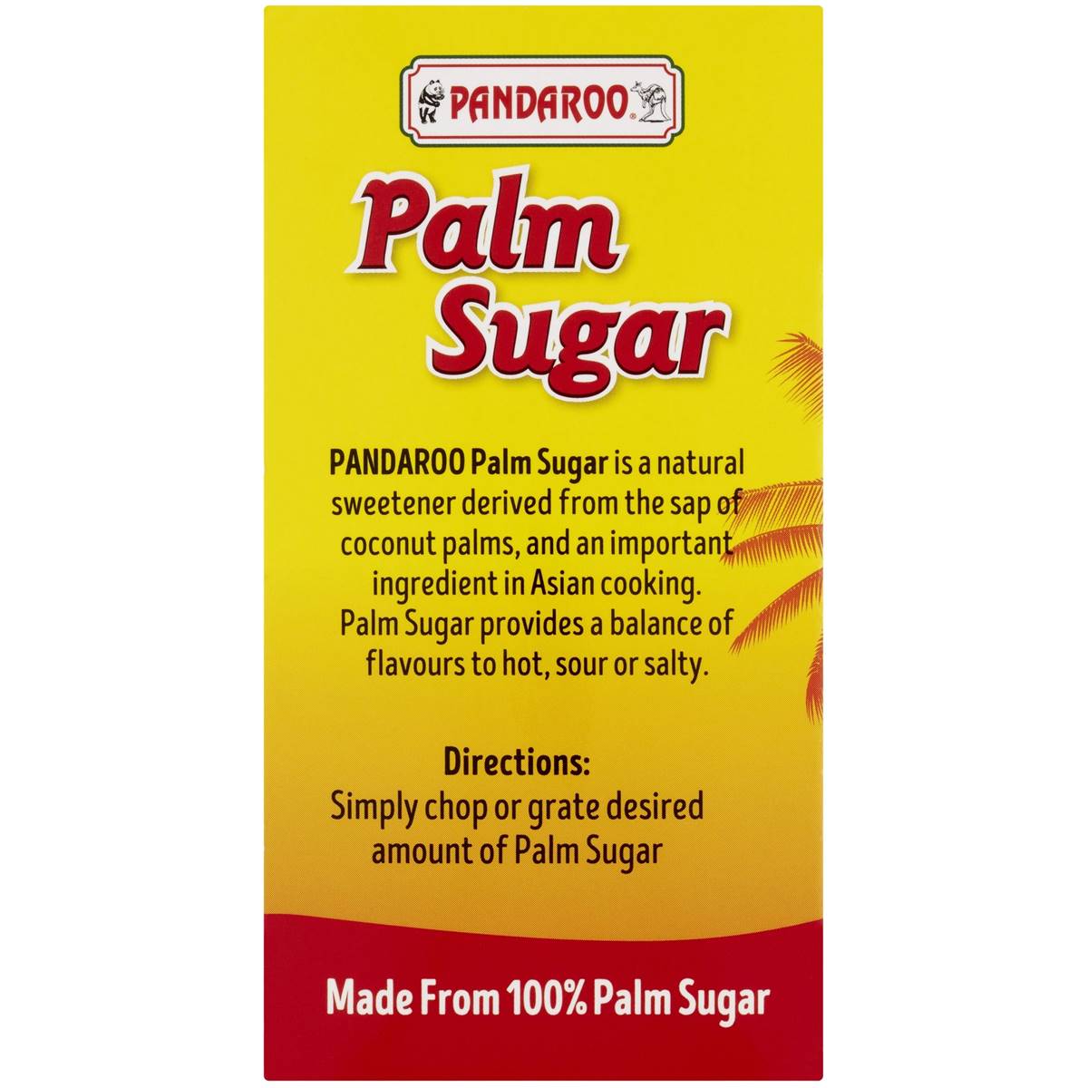 Pandaroo Thai Palm Sugar G Woolworths