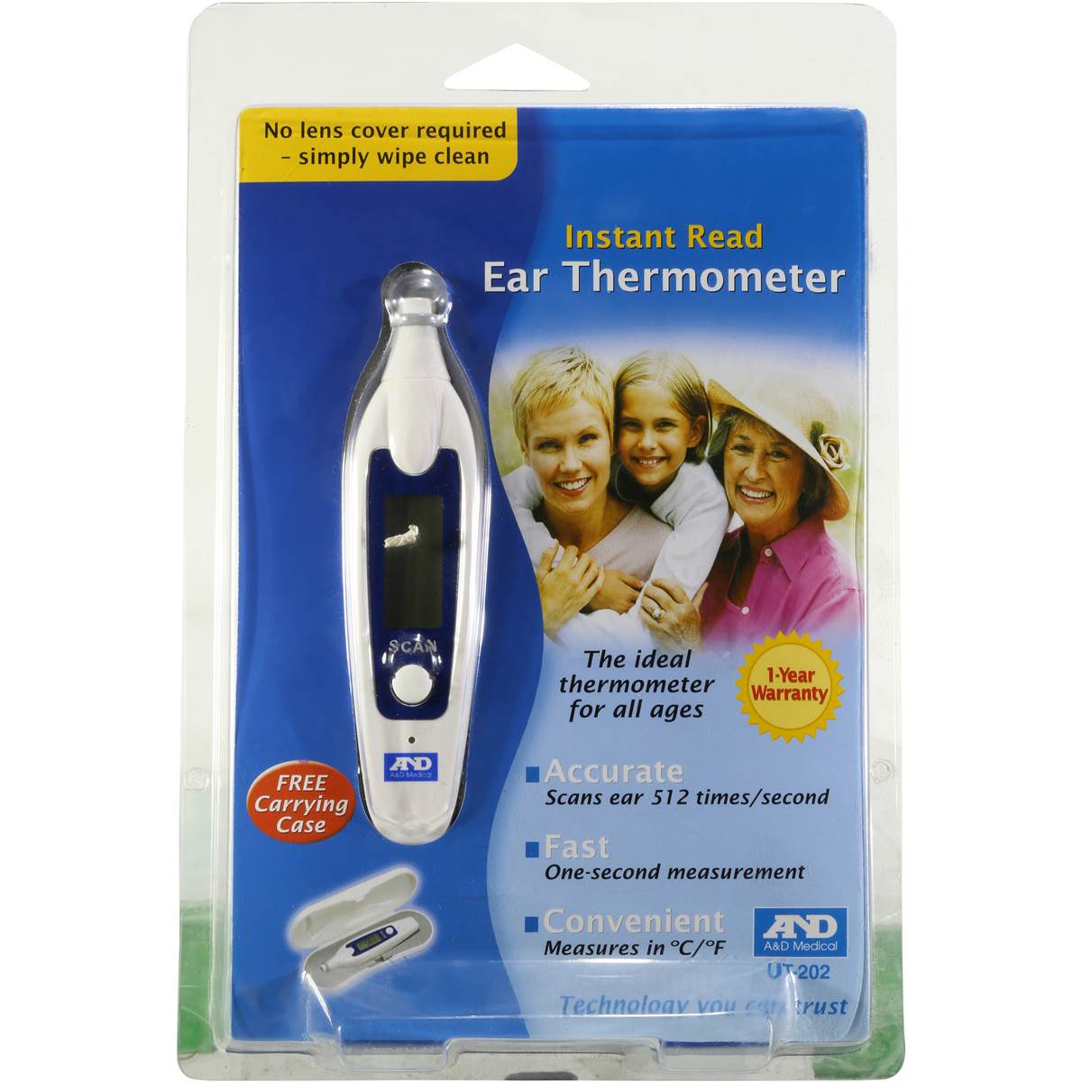 A&d Ear Thermometer Digital Each Woolworths