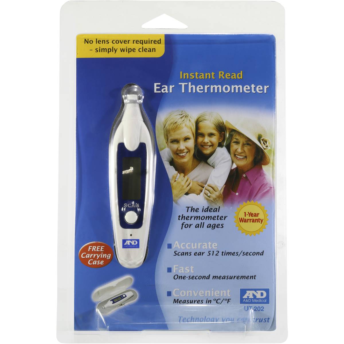A&d Ear Thermometer Digital Each Woolworths