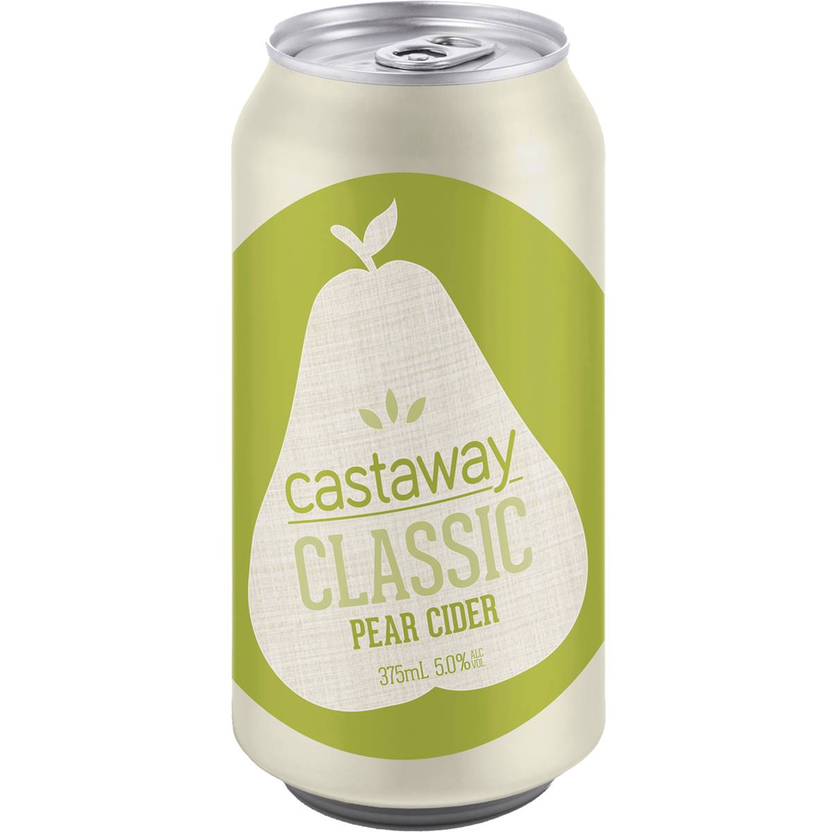 Castaway Pear Cider Can 375ml Single Woolworths