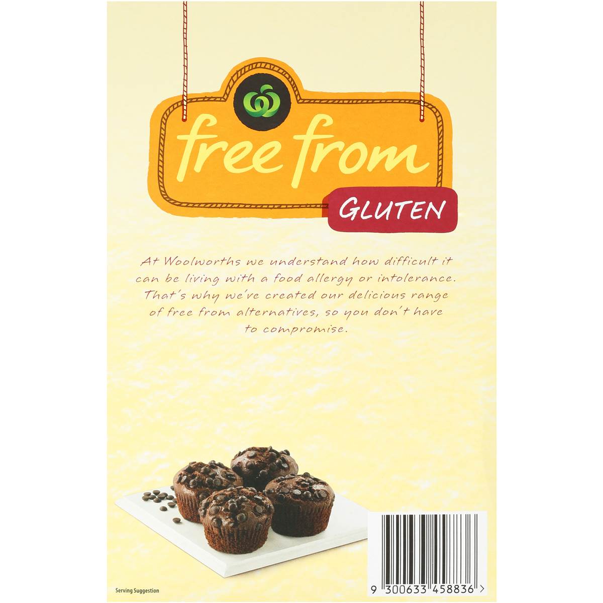 Woolworths Free From Gluten Muffin Mix Double Choc 490g Woolworths