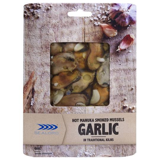 Sealord Smoked Mussels Garlic Garlic