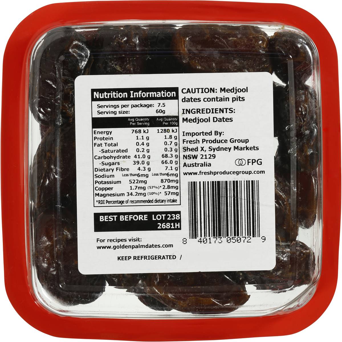 Woolworths Dates Medjool 450g Woolworths