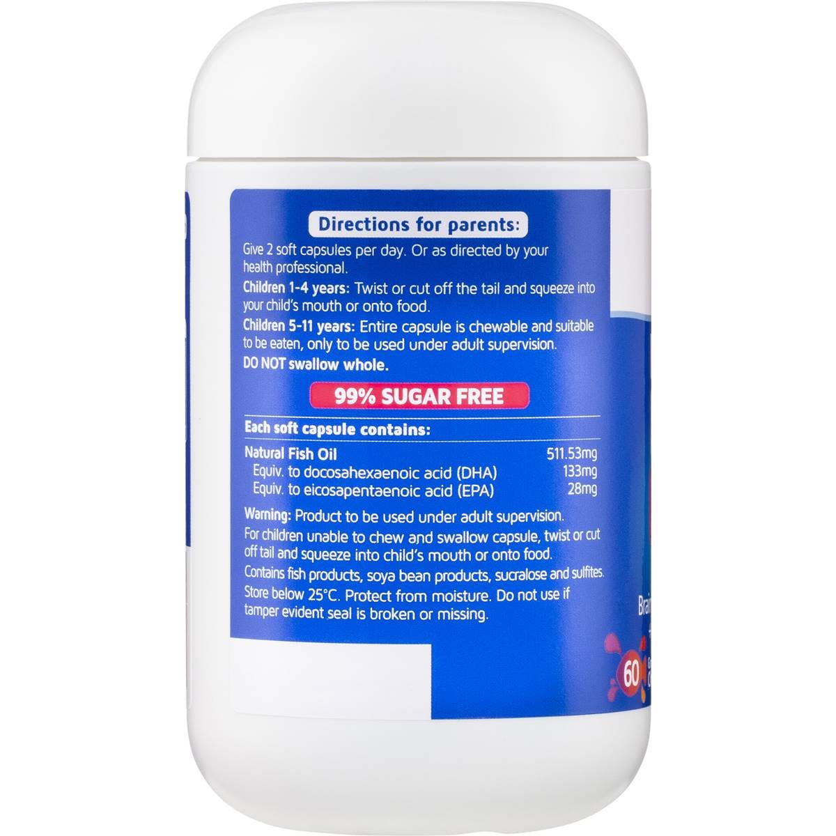 Nature's Way Kids Omega-3 Fish Oil Smart Trio 60 Pack | Woolworths