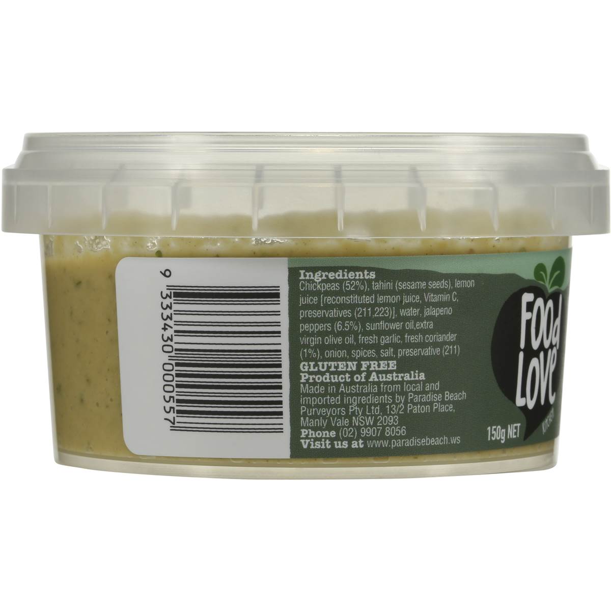 Food Love Kitchen Dip Mexican Coriander Jalapeno 150g Woolworths