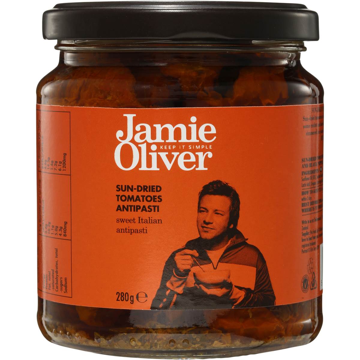 Jamie Oliver Relish Antipasti Sundried Tomato 280g Woolworths