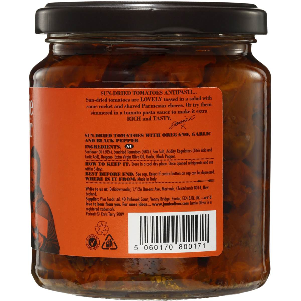 Jamie Oliver Relish Antipasti Sundried Tomato 280g Woolworths