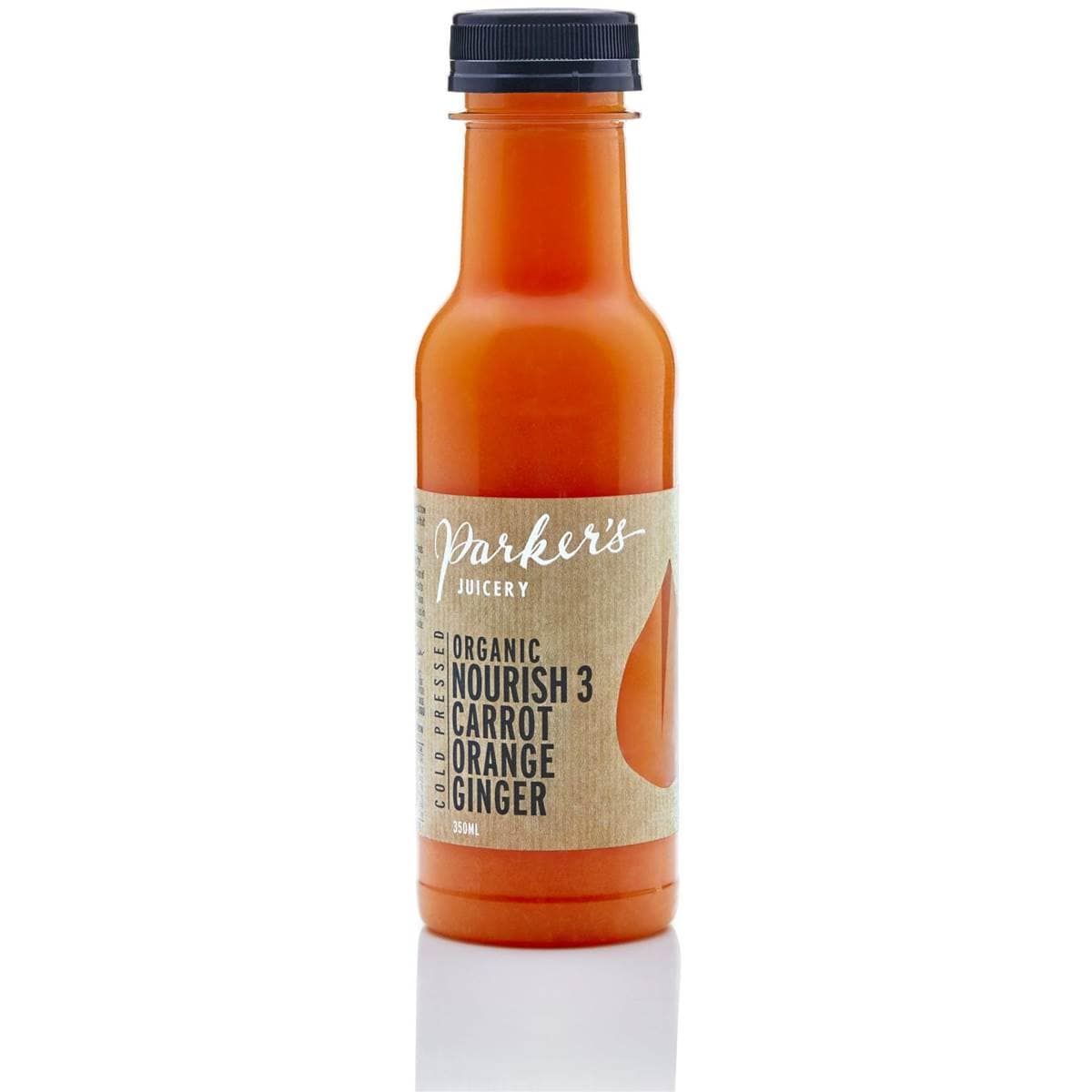 Parker's Carrot Orange Ginger Organic Juice 350ml Woolworths
