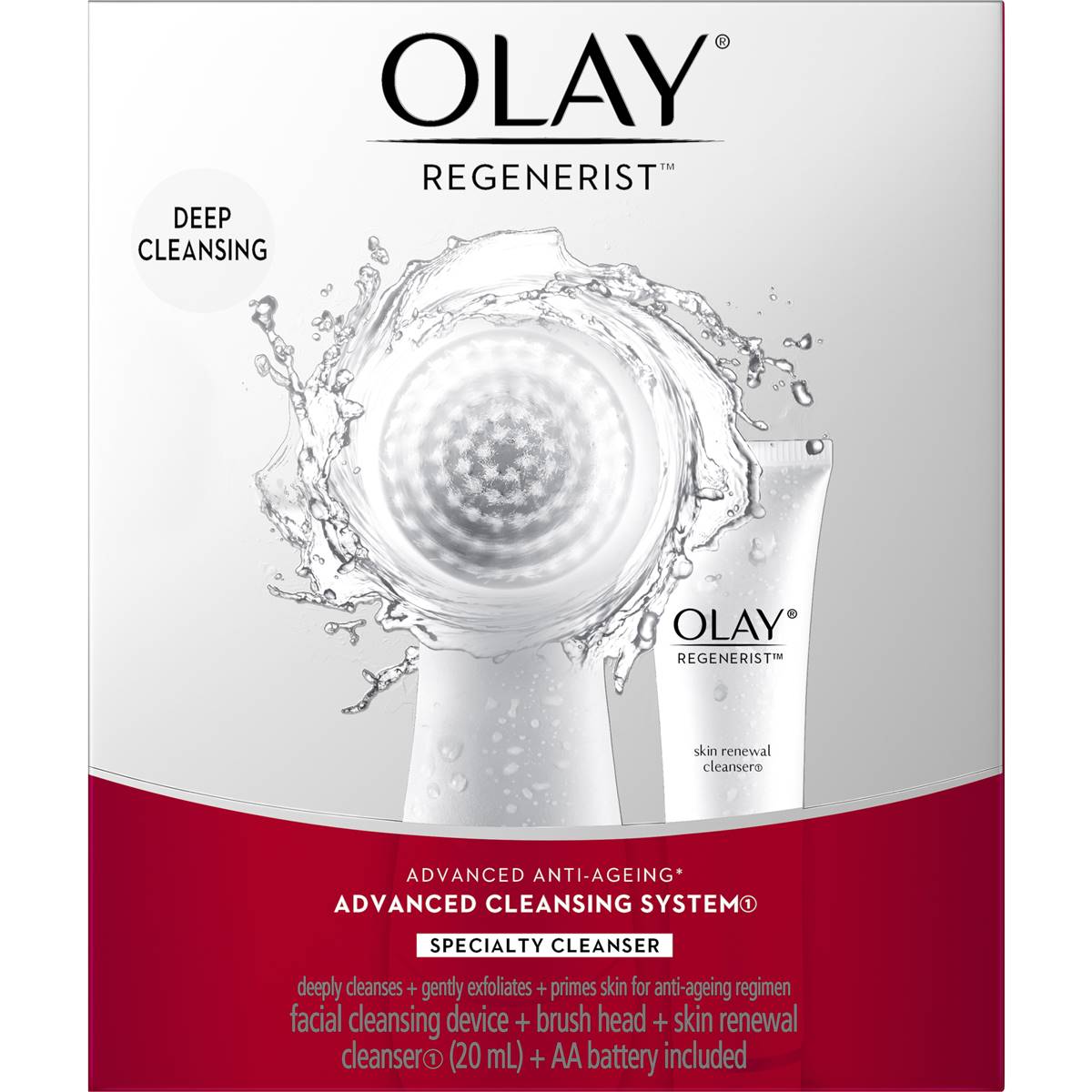 Olay Regenerist Facial Cleanser Device Kit Each Woolworths