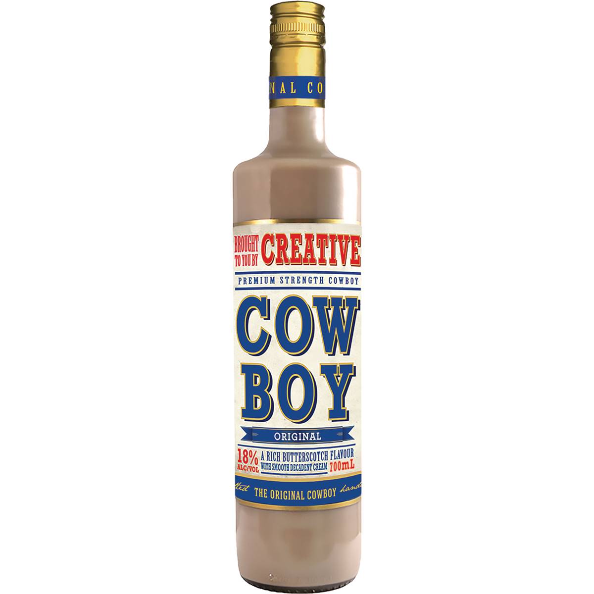 Creative Liqueur Premium Strength Cowboy 700ml | Woolworths