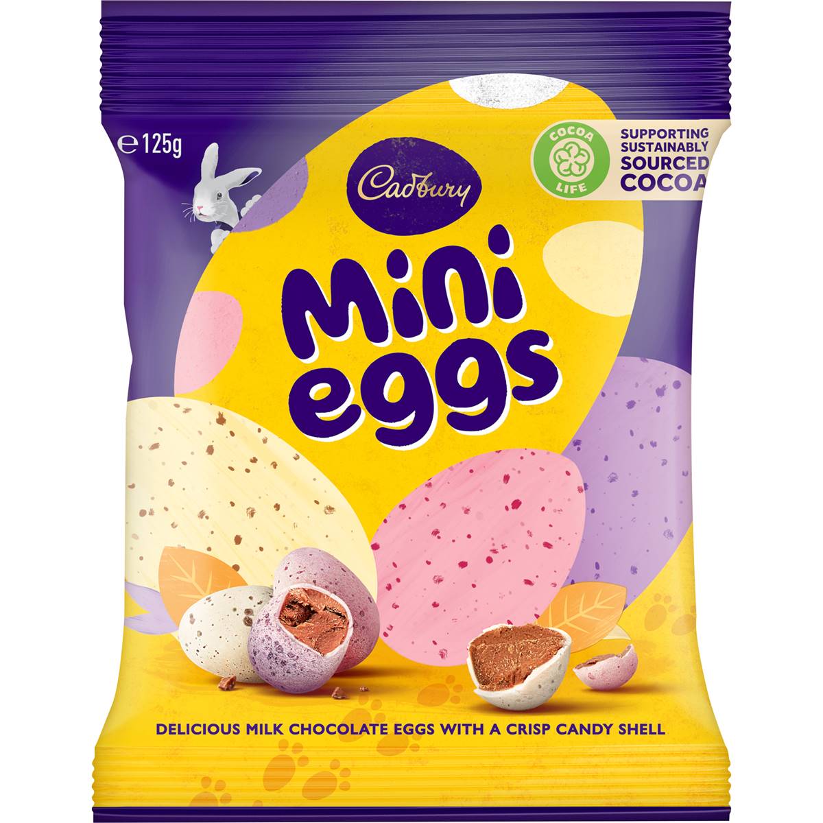 Cadbury Mini Eggs Easter Chocolate Egg Bag 125g Woolworths