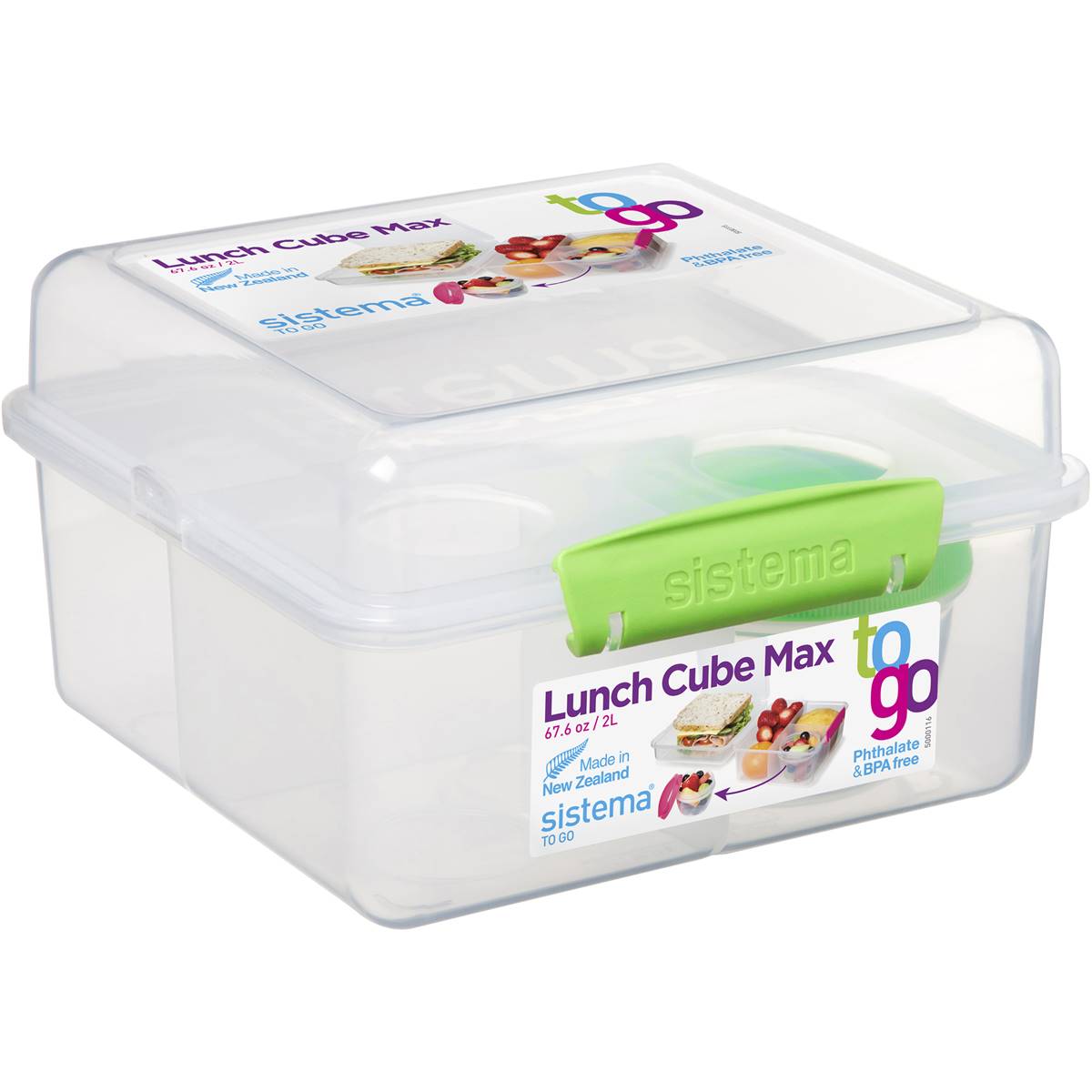 Sistema Lunch Cube Max To Go Assorted Each | Woolworths