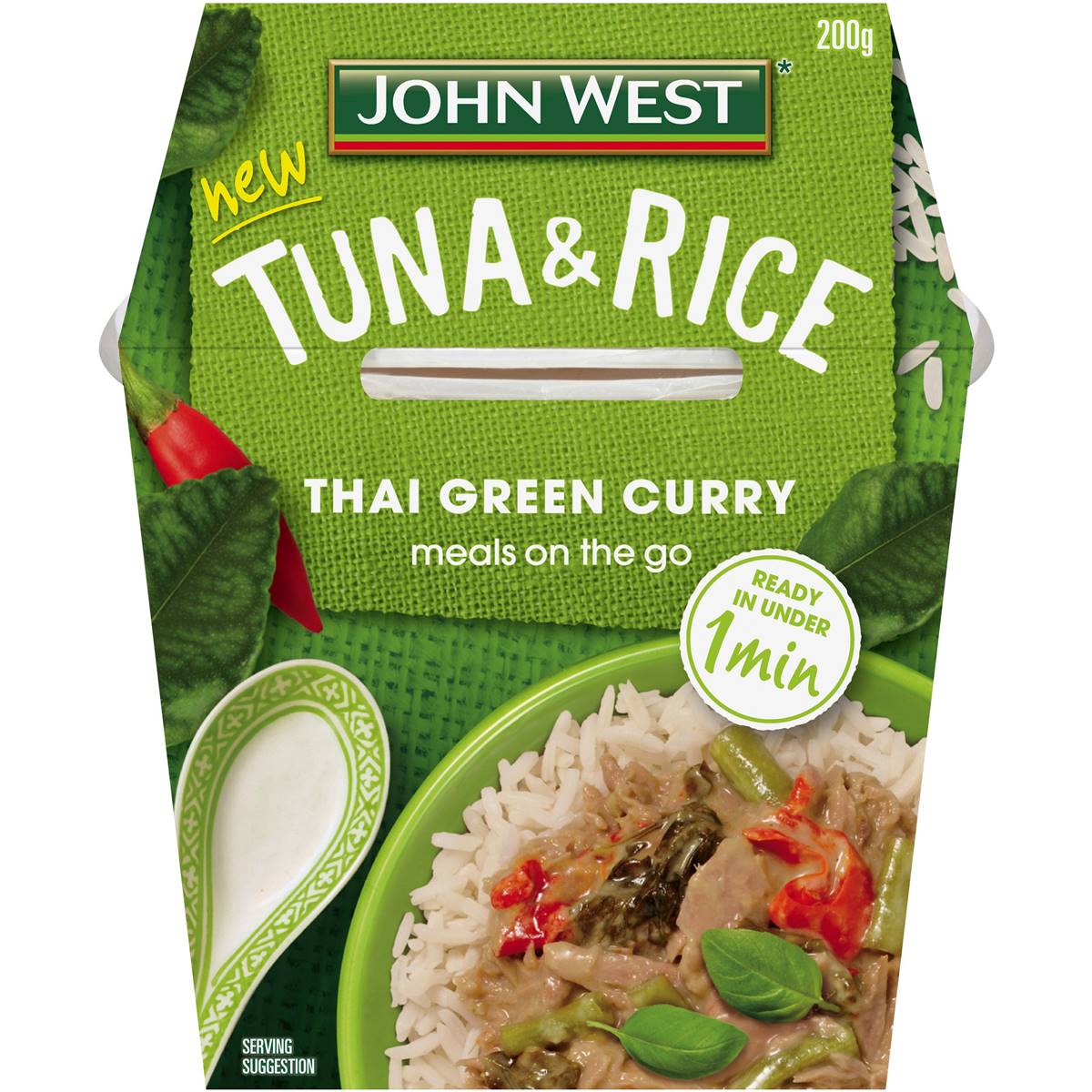 John West Tuna & Rice Thai Green Curry 200g Woolworths